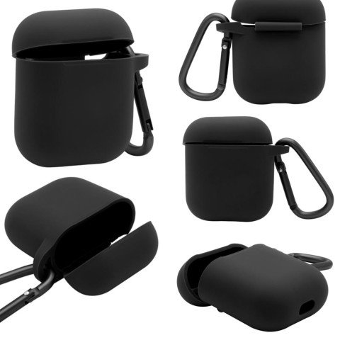 Чехол на AirPods 1/2 Blueo with carbine Black Чехол на AirPods 1/2 Blueo with carbine Black